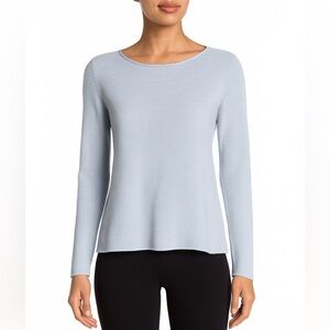 Eileen Fisher Petite Organic Linen Knit Bateau Neck Top – Size PP (NWT)